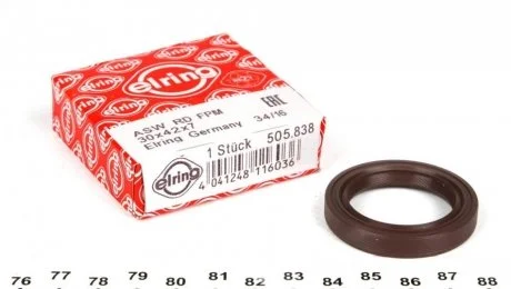 Сальник 30X42X7 FIAT / OPEL / RENAULT Doblo, Master, Astra, Movano 1,9-2,5 Dci 99- ELRING 505838