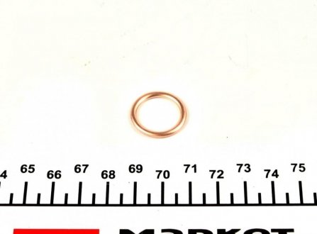 Уплотнительное кольцо пробки поддона PEUGEOT / RENAULT / CITROEN 16X22X2 ELRING 813052 (фото 1)