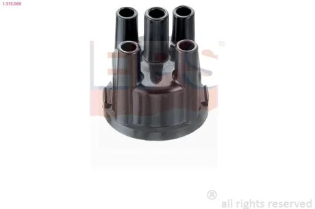 Крышка трамблера Audi 80/100 1,8 (черная) EPS 1.315.068