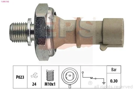 Датчик тиску масла Opel Astra H 1.6 04- EPS 1.800.162