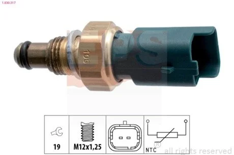 Датчик температуры охол.ридины Ford / PSA / Nissan / Renault EPS 1.830.317