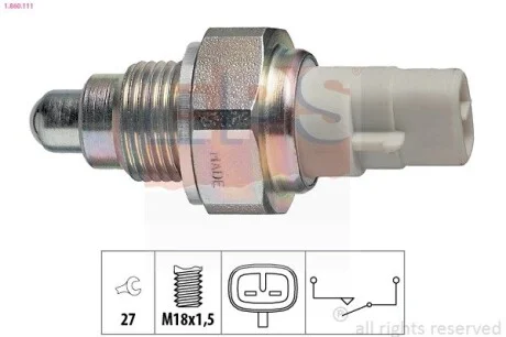 Датчик включения заднег хода Toyota Auris, Avensis, Camry, Carina, Corolla, Hilux, Land Cruiser, RAV 4, Yaris EPS 1.860.111