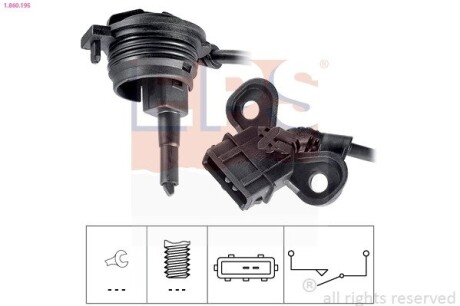 Вмикач фар заднього ходу Audi A4 / A6 / Passat 95- EPS 1.860.195 (фото 1)