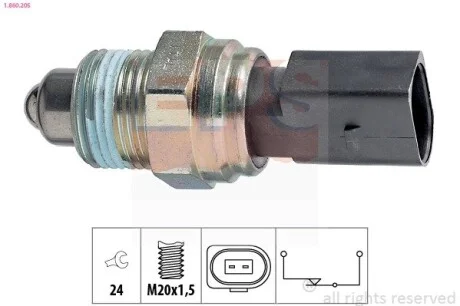 Датчик заднего хода Audi A3 1.6-1.8 / VW Golf IV 1.4-2.8 / Skoda Octavia 1.6-1.8 EPS 1.860.205