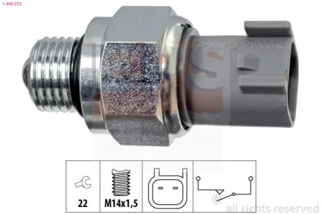 Датчик заднего хода Ford Focus II, Galaxy, Kuga, Mondeo IV, S-max / Volvo C30-70, S40-80, V50-70, XC70-90 98- EPS 1.860.272