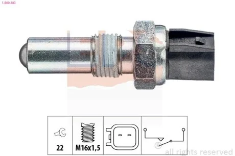 Датчик заднього ходу Ford Fiesta, C-Max, Focus II, Fusion, Mondeo IV 1.25-2.5 01- EPS 1.860.283
