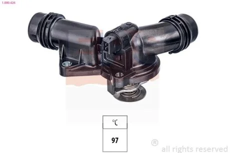 Термостат в корпусе BMW 3/5/7 X3, X5 2.0 / 2.3 / 2.5 / 2.8 / 3.0i 98 EPS 1.880.426