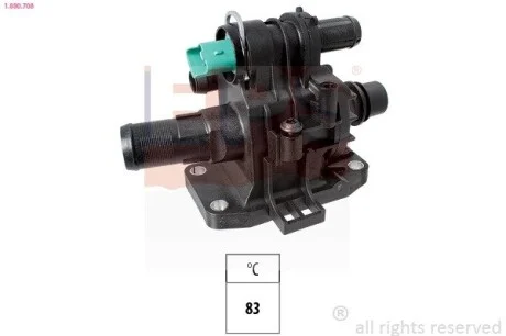Термостат у корпусі з датч. Ford / Mazda / PSA / Volvo 1.6D / HDI / TDCI EPS 1.880.708