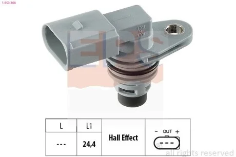 Датчик положения р / вала Audi A2, A3 VW Golf V / Plus, Jetta III 1.4TSI, 1.6FSI 02- EPS 1.953.368