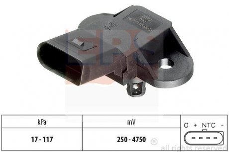 Датчик вакууму VAG 1.0-2.0 FSI 11.95- EPS 1.993.072 (фото 1)