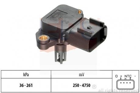 Датчик тиску повітря (вакуум) Ford Mondeo / Transit 2.0-2.4 00- EPS 1.993.076 (фото 1)
