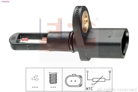 Датчик температуры впускного воздуха VAG 1.6 / 1.8 / 2.0 Fsi / Tsi 01- EPS 1.994.006