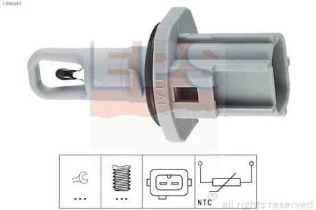 Датчик температуры впускного воздуха Ford 1.3 / 1.4 / 1.8Tdci EPS 1.994.017
