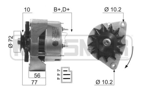 Генератор MERCEDES-BENZ,SEAT ERA 210111A