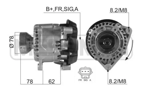 Генератор FORD ERA 210366A (фото 1)