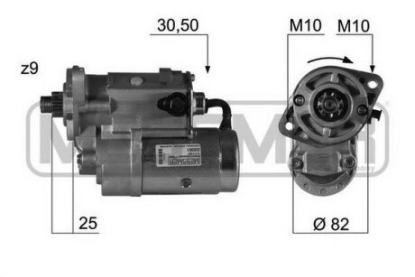 Стартер HYUNDAI,KIA ERA 220351A