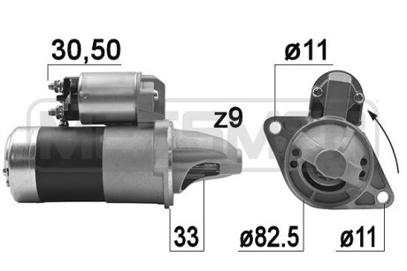 Стартер SUBARU ERA 220929A