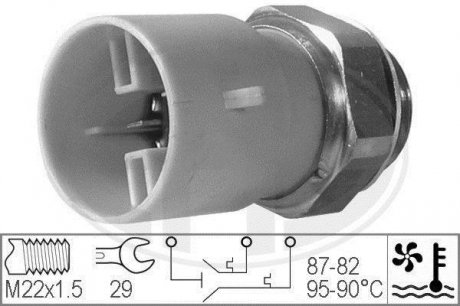 Датчик включения вентилятора радиатора ERA 330218 (фото 1)