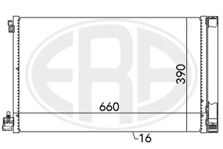 Радіатор ERA 667049