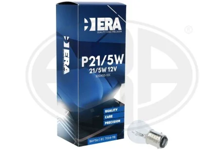 Автомобільна лампа P21/5W 12V 21/5W BAY15d ERA E004SD-10C