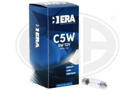 Автомобільна лампа C5W 12V 5W SV8.5 ERA E009LL-10C