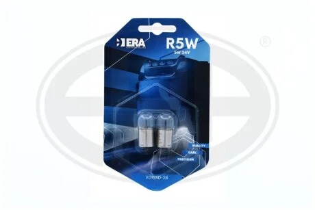 Автомобільна лампа R5W 12V 5W BA15s ERA E015SD-2B
