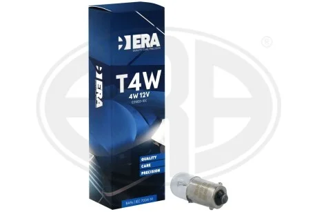 Автомобільна лампа T4W 12V 4W BA9s ERA E018SD-10C