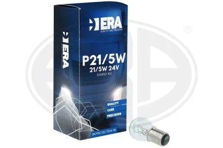 Автомобільна лампа P21/5W 24V 21/5W BAY15d ERA E068SD-10C