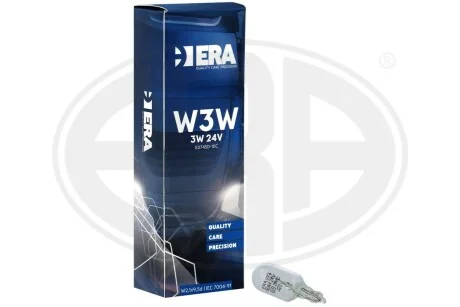 Автомобільна лампа W3W 24V 3W W2.1X9.5d ERA E074SD-10C
