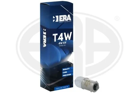 Автомобільна лампа T4W 6V 4W BA9s ERA E085SD-10C