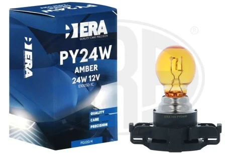 Автомобільна лампа PY24W 12V 24W PGU20-4 ERA E100SD-1C (фото 1)