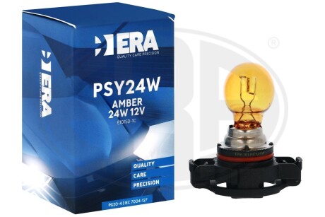 Автомобільна лампа PSY24W 12V 24W PG20-4 ERA E101SD-1C