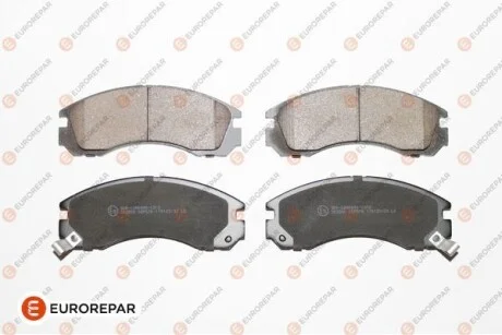 КОЛОДКИ ГАЛЬМІВНІ 4 ШТ Eurorepar 1617251680