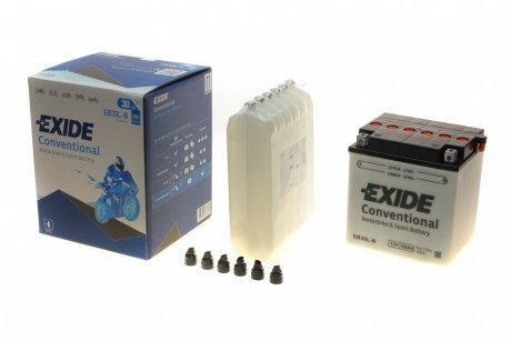 Стартерна батарея (акумулятор) EXIDE EB30L-B (фото 1)