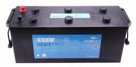 Акумулятор 140Ah-12v Start PRO (513х189х223),L,EN800 EXIDE EG1403 (фото 1)