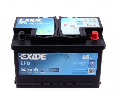 Аккумуляторная батарея EXIDE EL652 (фото 1)