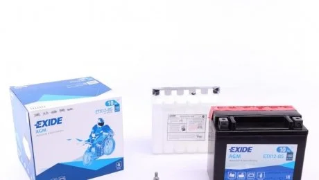Акумулятор 10Ah-12v Exide AGM (150х87х130) L, EN150 EXIDE ETX12-BS