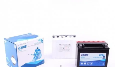 Аккумулятор 18Ah-12v AGM (175х87х155) R, EN270 EXIDE ETX20HL-BS (фото 1)