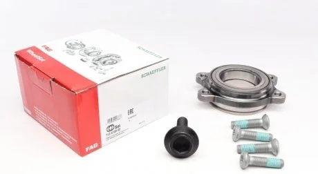 Комплект підшипника маточини ABS + Audi A4 2.0 TDI 07- FAG 713 6109 00