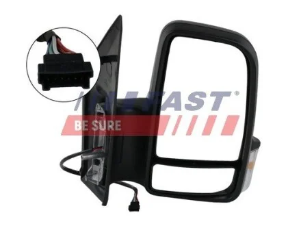 Дзеркало Mercedes Sprinter 06 906 Електр Коротке Пр Підігрів 6 Pin FAST FT88338