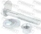 Болт з ексцентриком ремкомплект (болт, шайба, гайка) FEBEST 0529002KIT (фото 1)