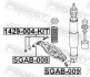 Болт з ексцентриком ремкомплект FEBEST 1429004KIT (фото 2)