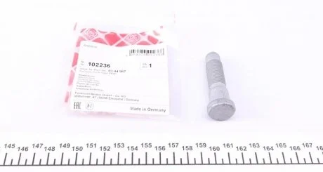 Болт колеса (з круглою головкою) FEBI BILSTEIN 102236