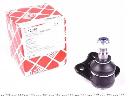 Шарова опора AUDI / SEAT / SKODA / VW A3 / Leon / Octavia / Golf / Polo передня права сторона D = 18mm 96- 05 FEBI BILSTEIN 12660