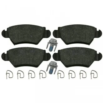 Комплект гальмівних колодок задн, OPEL ASTRA G, ASTRA G CLASSIC, ASTRA H, ASTRA H CLASSIC, COMBO, COMBO TOUR, CORSA C, ZAFIRA A 1.2-2.2D 02.98- FEBI BILSTEIN 16445