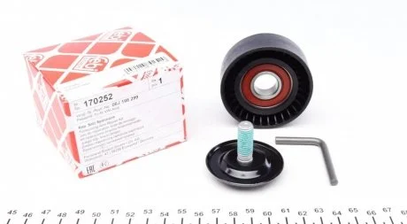 Ролік привідного ременя AUDI/SEAT/SKODA/VW \'\'1.8-2.0TFSI "03-13 FEBI BILSTEIN 170252