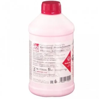 Антифриз FEBI червоний Ready Mix -35C G12, 10л (готовий, розведений) FEBI BILSTEIN 172007