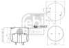 Пневмоподушка FEBI BILSTEIN 176407 (фото 1)