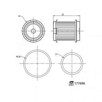 Фільтр АКПП HONDA Accord/Civic/CR-V/Pilot "08>> FEBI BILSTEIN 177696 (фото 1)