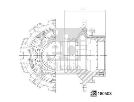 Ступиця FEBI BILSTEIN 180508